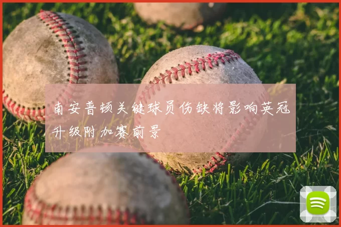 南安普顿关键球员伤缺将影响英冠升级附加赛前景