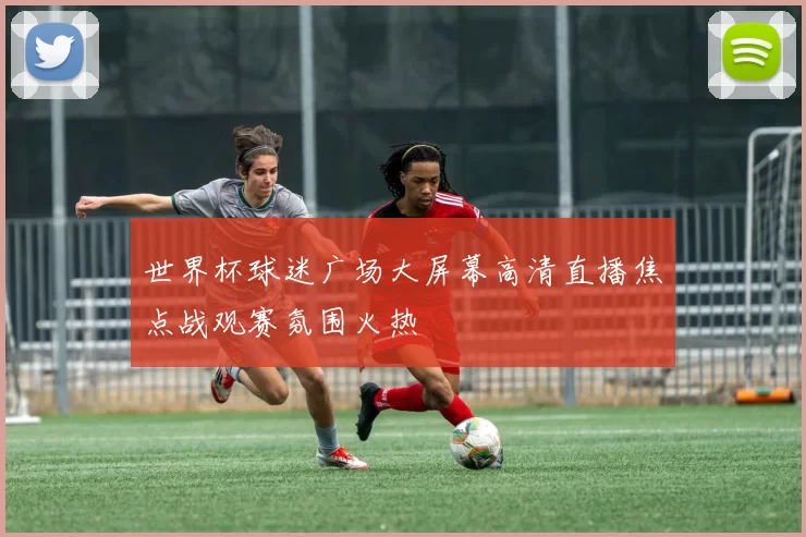 世界杯球迷广场大屏幕高清直播焦点战观赛氛围火热
